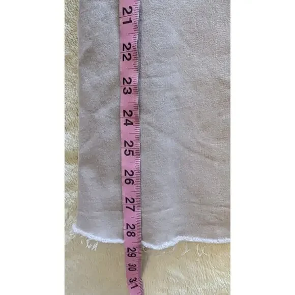 WE THE FREE Just Float On Super Flare Raw Hem High Waist Size 26 Jeans - Picture 8 of 8